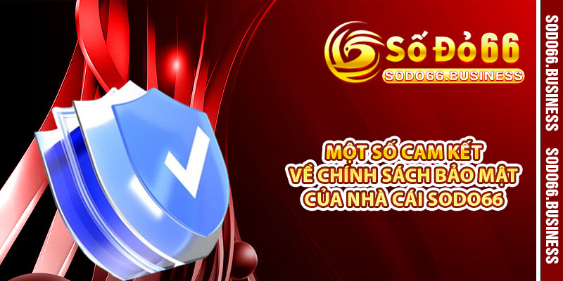 Một số cam kết về chính sách bảo mật của nhà cái SODO66 